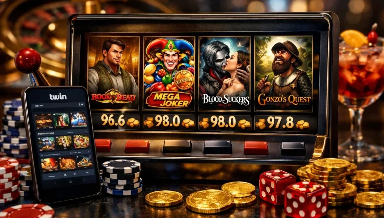 Twin Casino slot: migliori giochi con RTP elevato