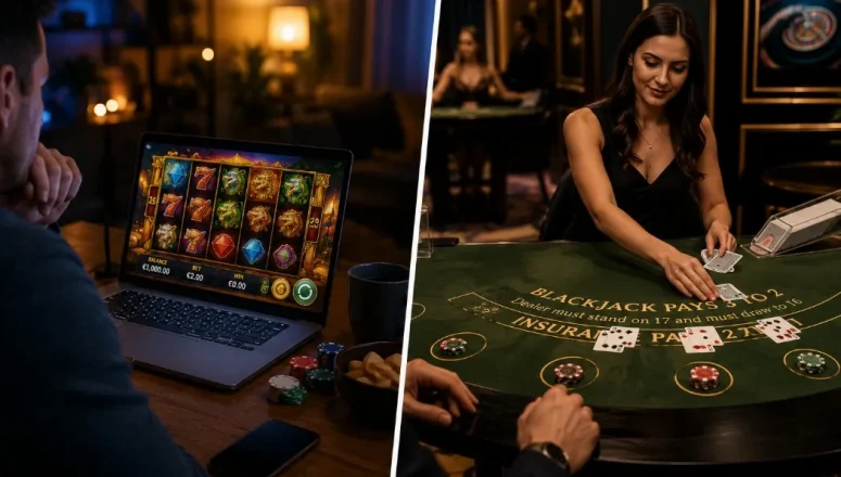 Slot online o casinò live: quale esperienza scegliere?